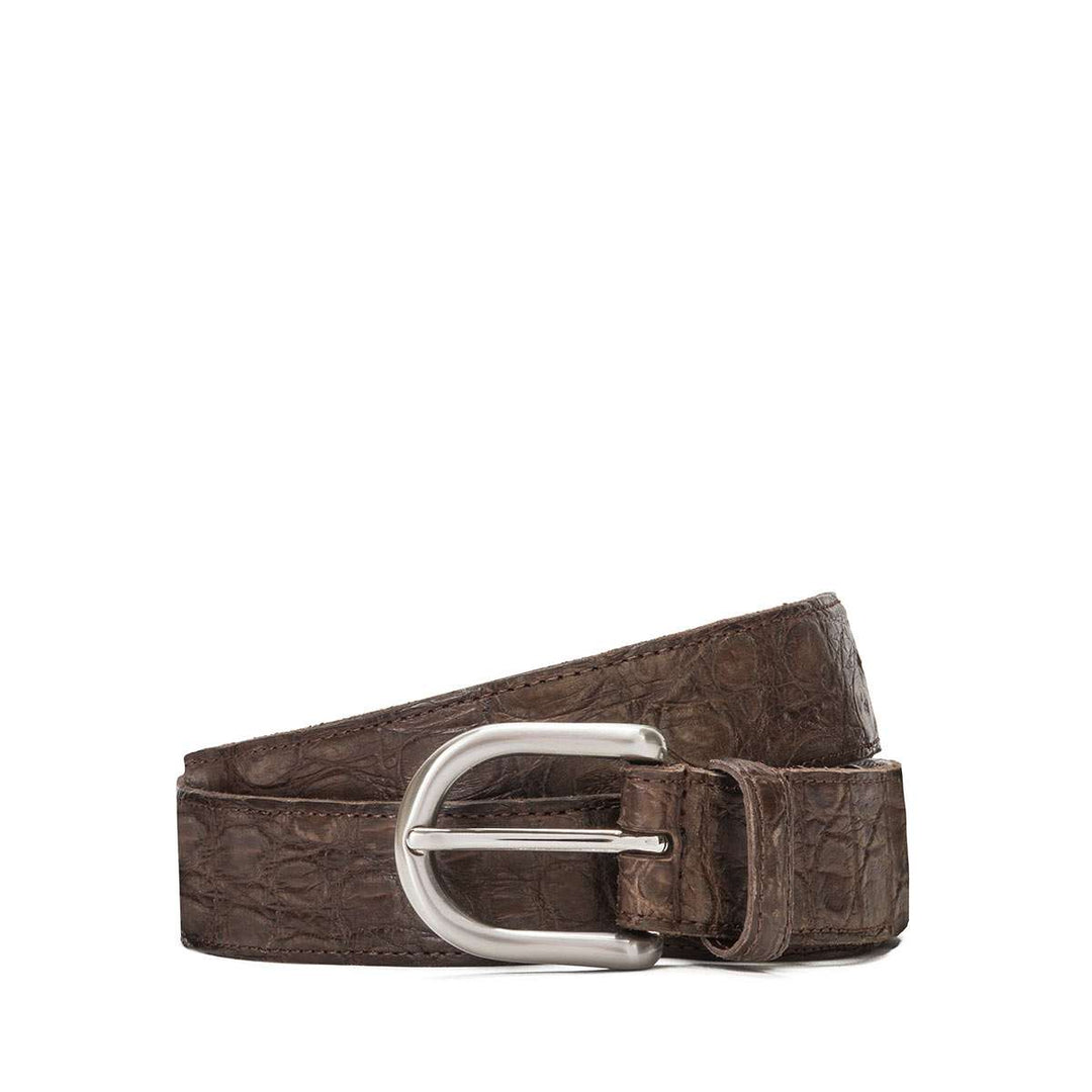 Safari Crocodile Leather Belt 30mm