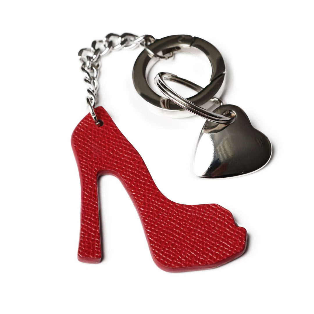 Leather Shoe Keychain