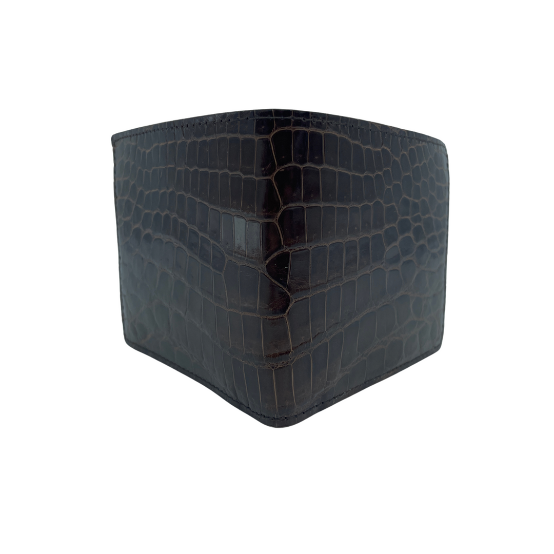 Small Alligator Leather Euro Wallet