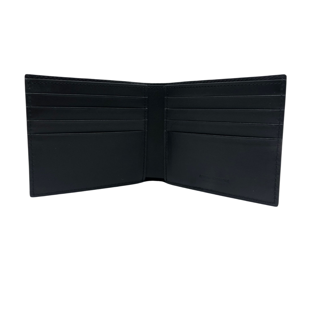 Small Alligator Leather Euro Wallet