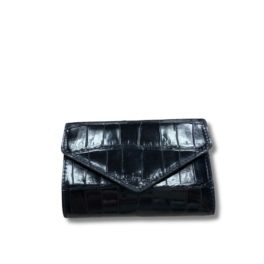 Women's Crocodile Leather Wallet Small