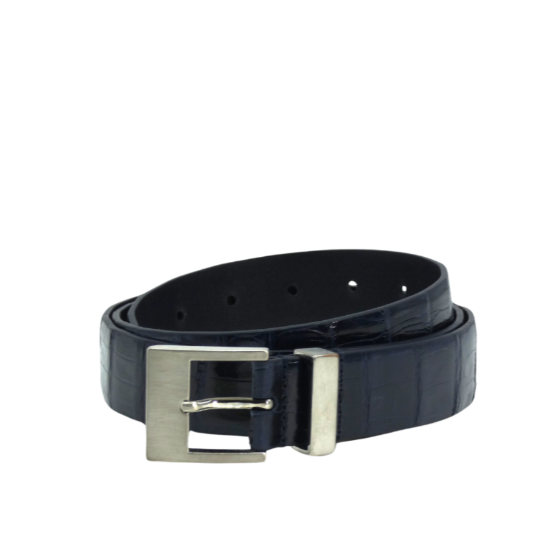 30mm Wild Tail Crocodile Leather Belt