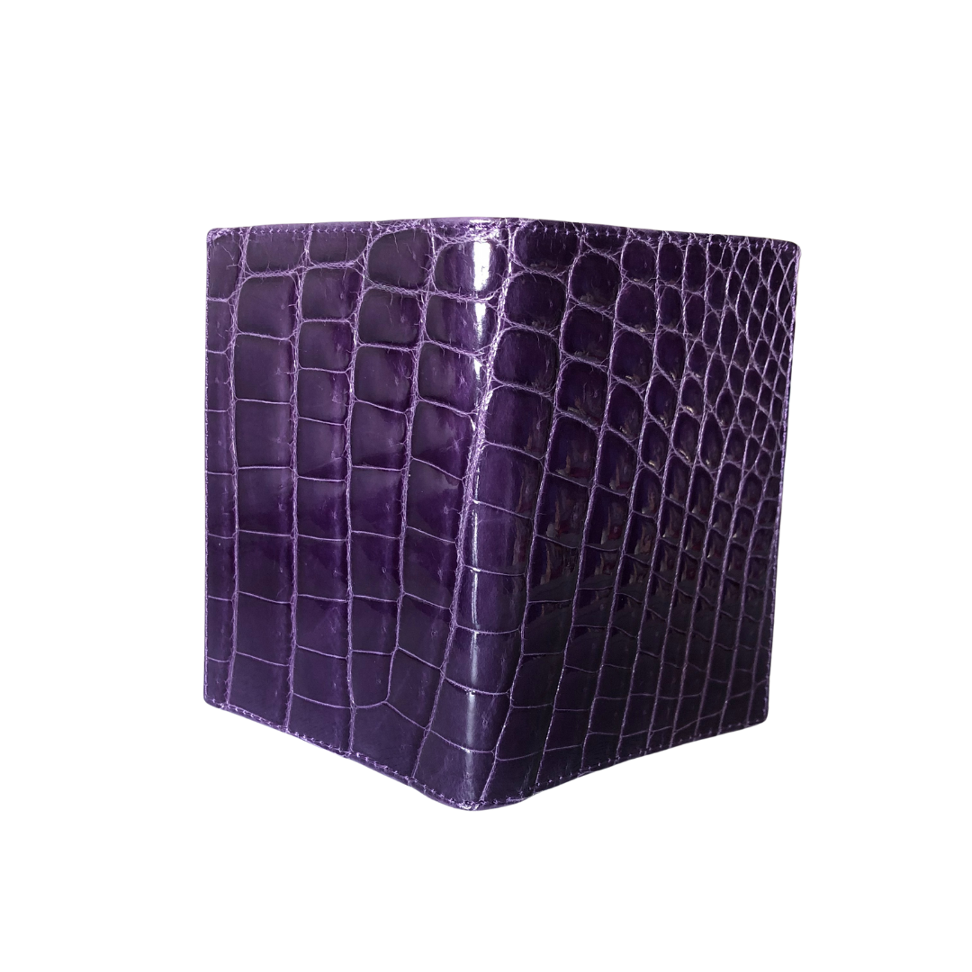 Crocodile Leather Pocket Wallet