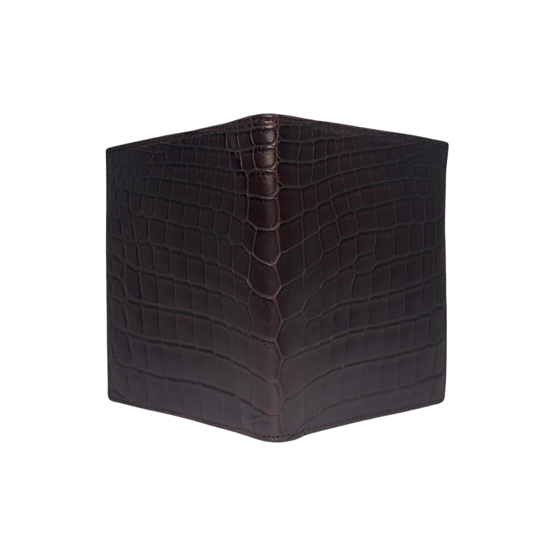 Crocodile Leather Pocket Wallet
