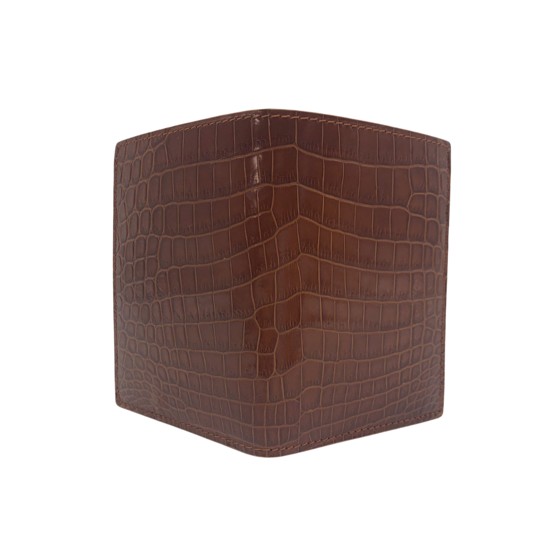 Crocodile Leather Pocket Wallet