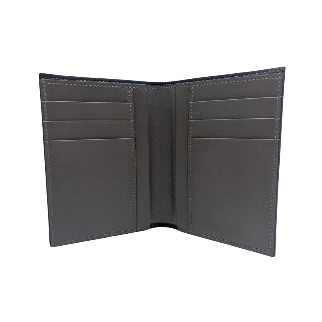 Crocodile Leather Pocket Wallet