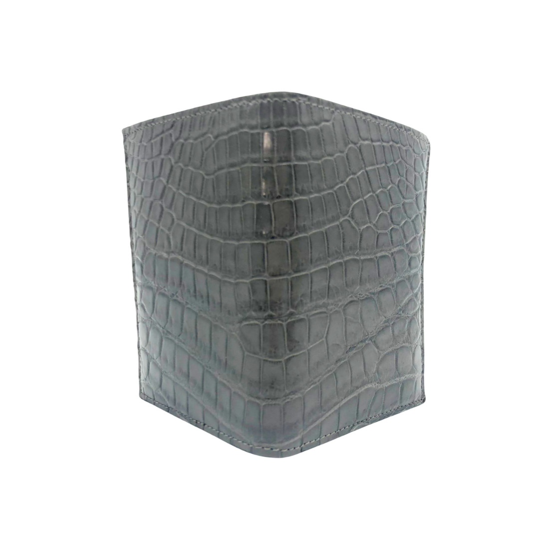 Crocodile Leather Pocket Wallet