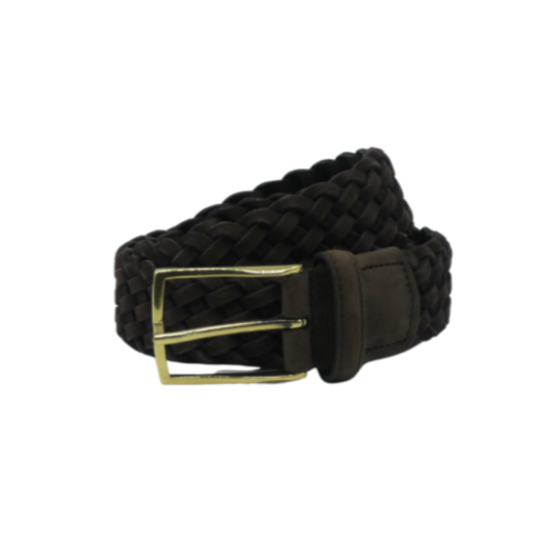 35mm Nubuck Braided Belt