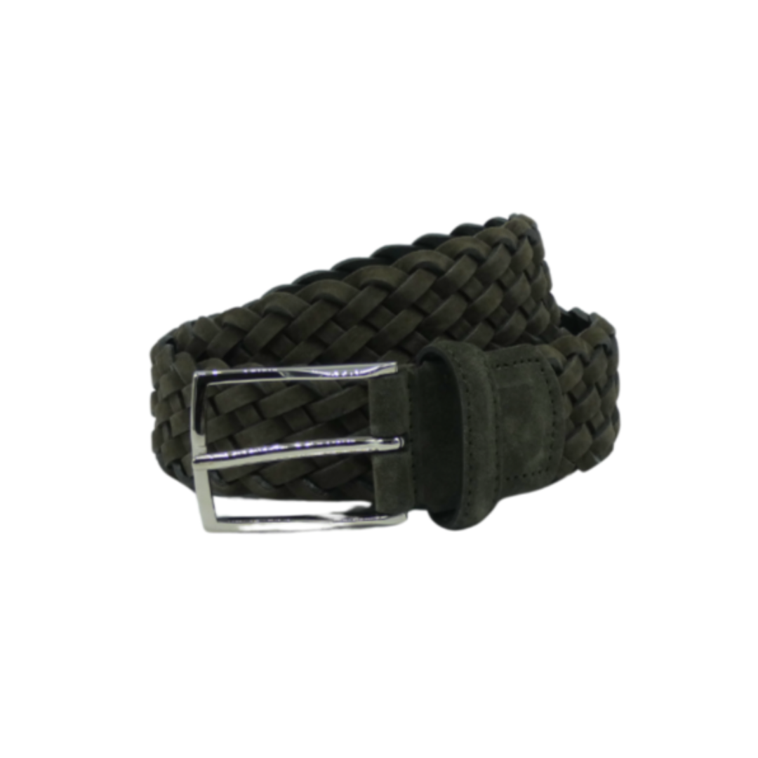 35mm Nubuck Braided Belt