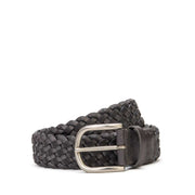 Cintura Treccia in pelle di Vitello morbido 35mm