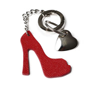 Portachiavi Scarpetta in Cuoio