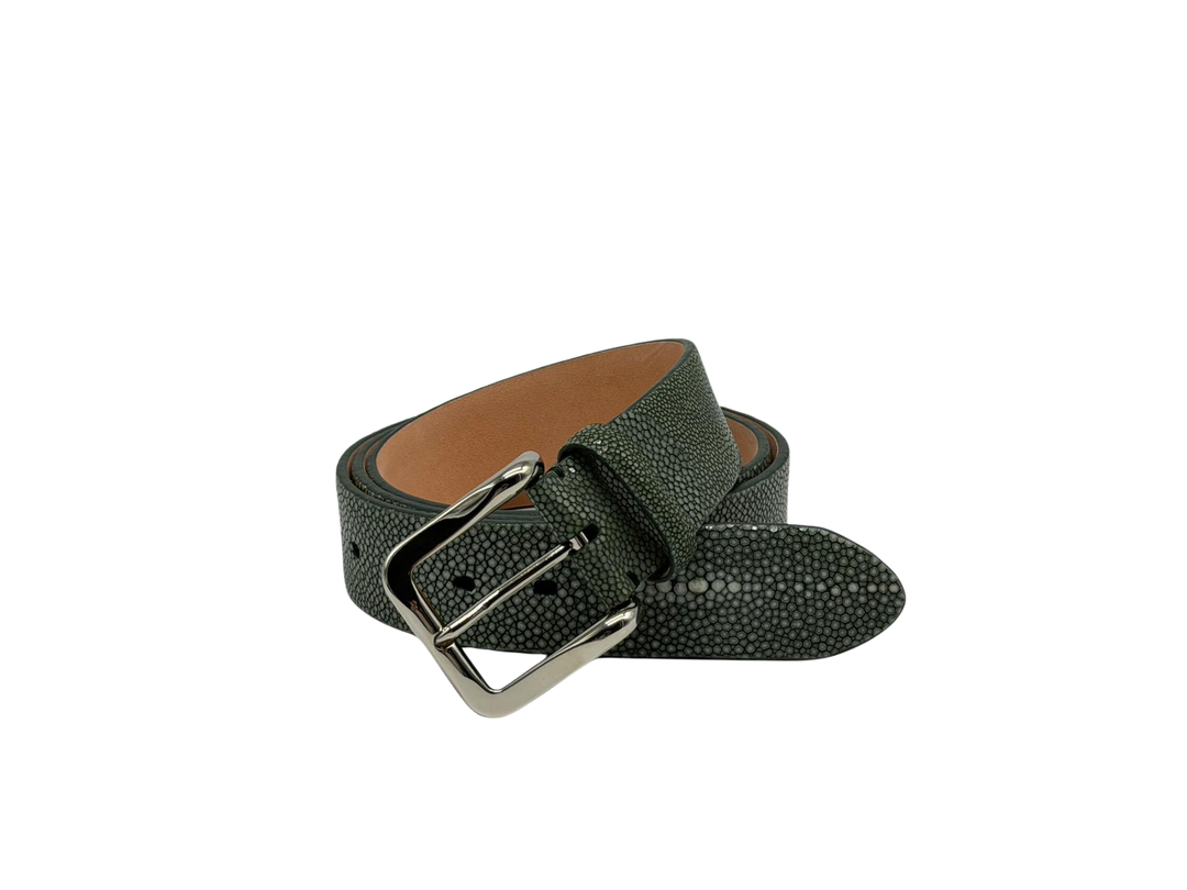 Cintura in pelle di razza 40 mm