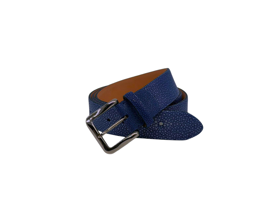 Cintura in pelle di razza 40 mm