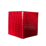 Portafoglio a Tasconcino in pelle di Coccodrillo