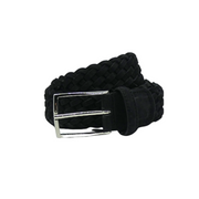 Cintura in treccia Nubuk 35mm