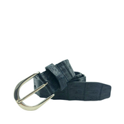 Cintura in pelle di Coccodrillo Coda Selvaggio 35mm