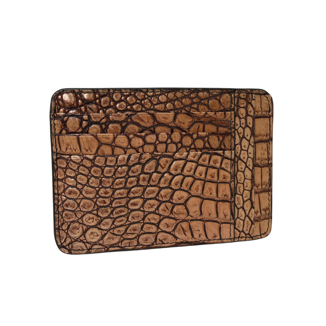 Portafoglio da donna in pelle PU con motivo coccodrillo retrò, 1 pezzo Portafoglio da donna in pelle PU con motivo coccodrillo retrò, 1 pezzo