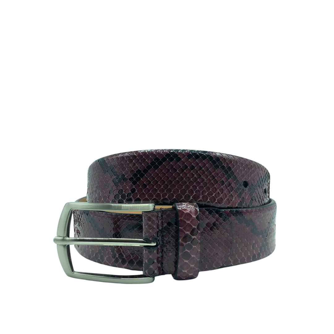 Endline Python - Cintura in Vera pelle di Pitone 35mm