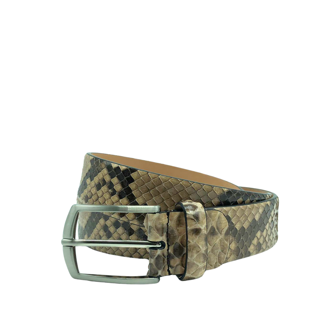 Endline Python - Cintura in Vera pelle di Pitone 35mm