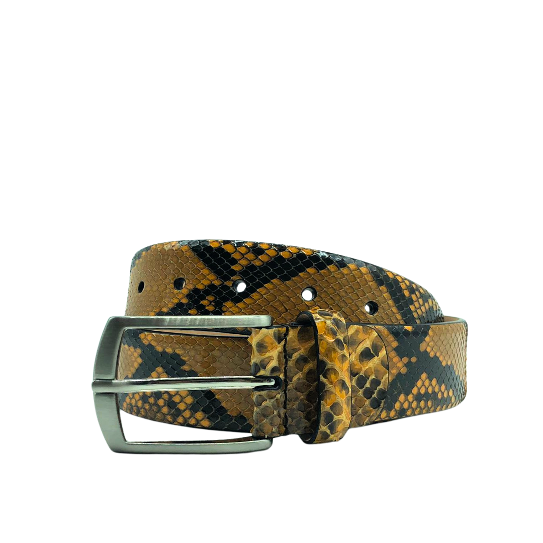 Endline Python - Cintura in Vera pelle di Pitone 35mm