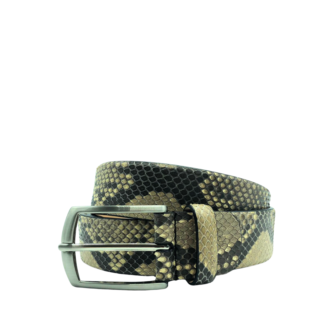 Endline Python - Cintura in Vera pelle di Pitone 35mm