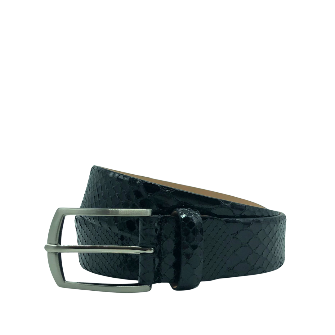 Endline Python - Cintura in Vera pelle di Pitone 35mm