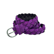 Cintura Scamosciata Intrecciata 30mm